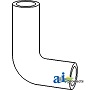 KU20501   Upper Radiator Hose---Replaces 15321-72940